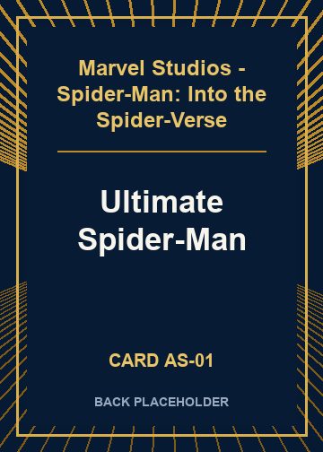 Ultimate Spider-Man back card image