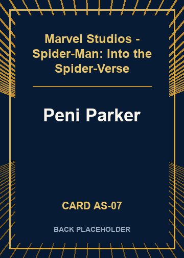 Peni Parker back card image