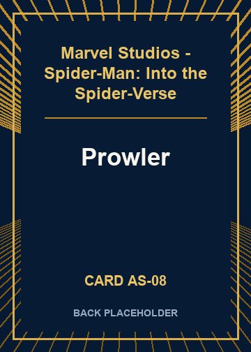Prowler back card image