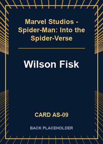 Wilson Fisk back card image