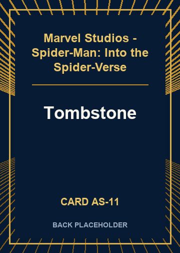 Tombstone back card image