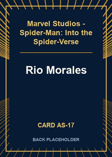 Rio Morales back card image