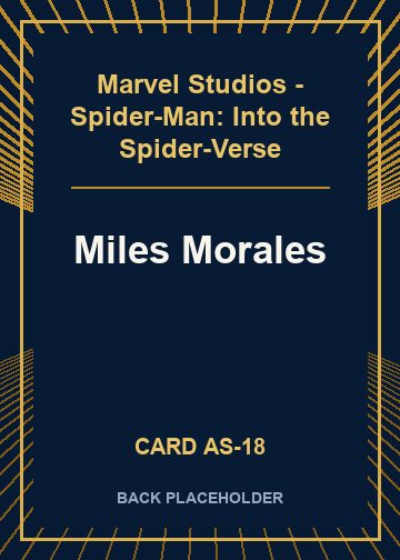Miles Morales back card image