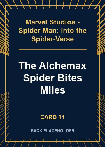 The Alchemax Spider Bites Miles back artwork
