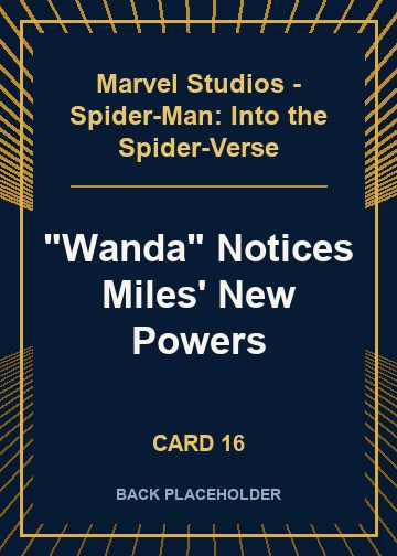 "Wanda" Notices Miles' New Powers back artwork