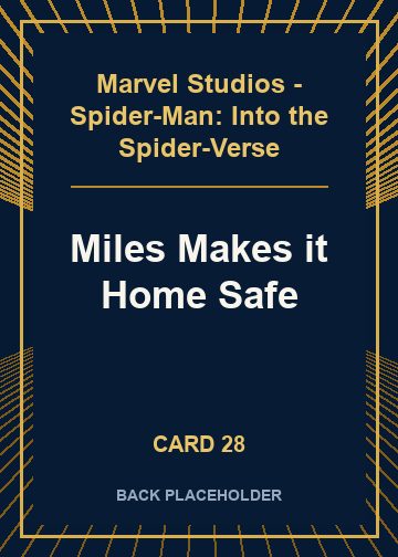 Miles Makes it Home Safe back artwork