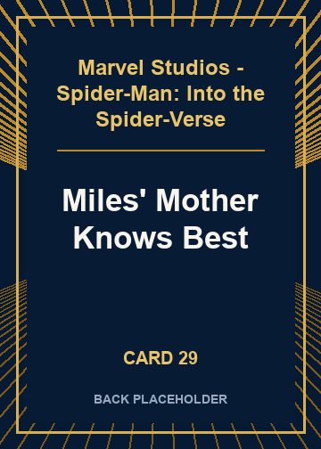 Miles' Mother Knows Best back artwork