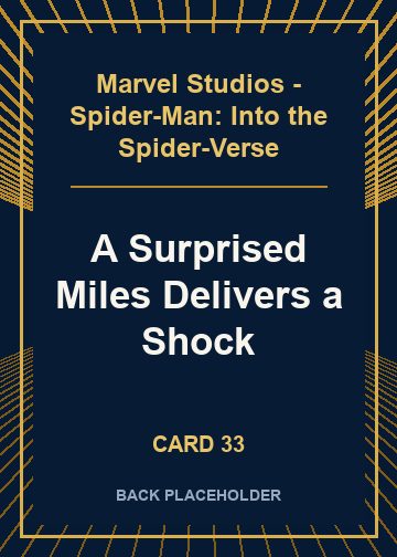 A Surprised Miles Delivers a Shock back artwork