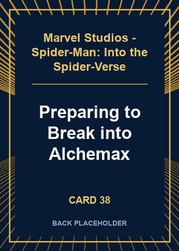 Preparing to Break into Alchemax back card image