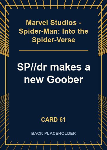 SP//dr makes a new Goober back card image