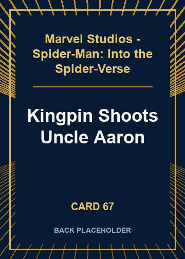 Kingpin Shoots Uncle Aaron back card image