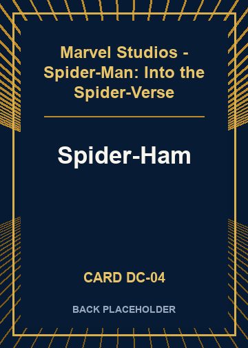 Spider-Ham back card image
