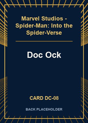 Doc Ock back card image