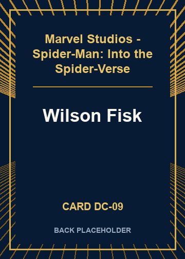 Wilson Fisk back card image