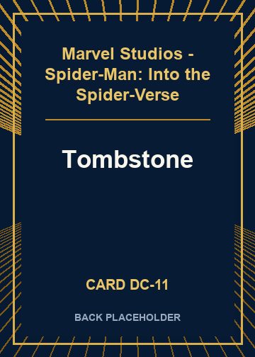 Tombstone back card image