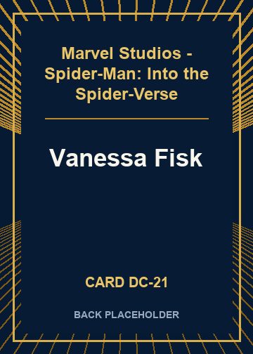 Vanessa Fisk back card image