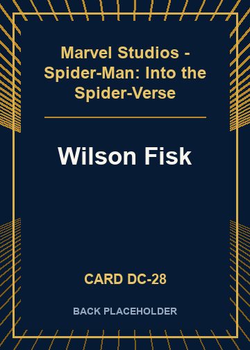 Wilson Fisk back card image