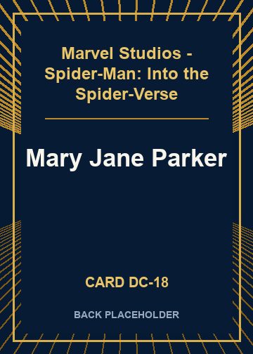 Mary Jane Parker back card image