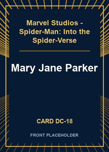 Mary Jane Parker front card image