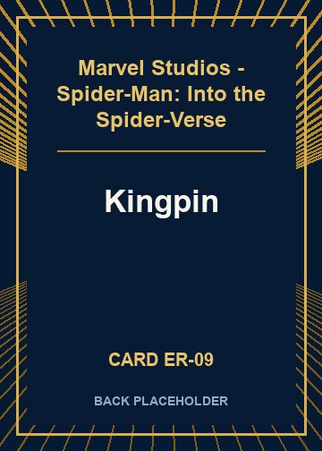 Kingpin back card image