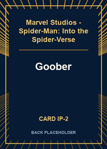 Goober back card image