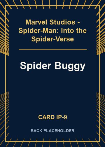 Spider Buggy back card image