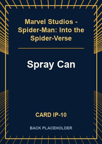 Spray Can back card image