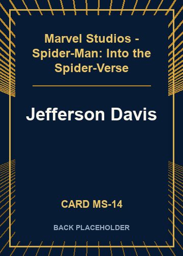 Jefferson Davis back card image