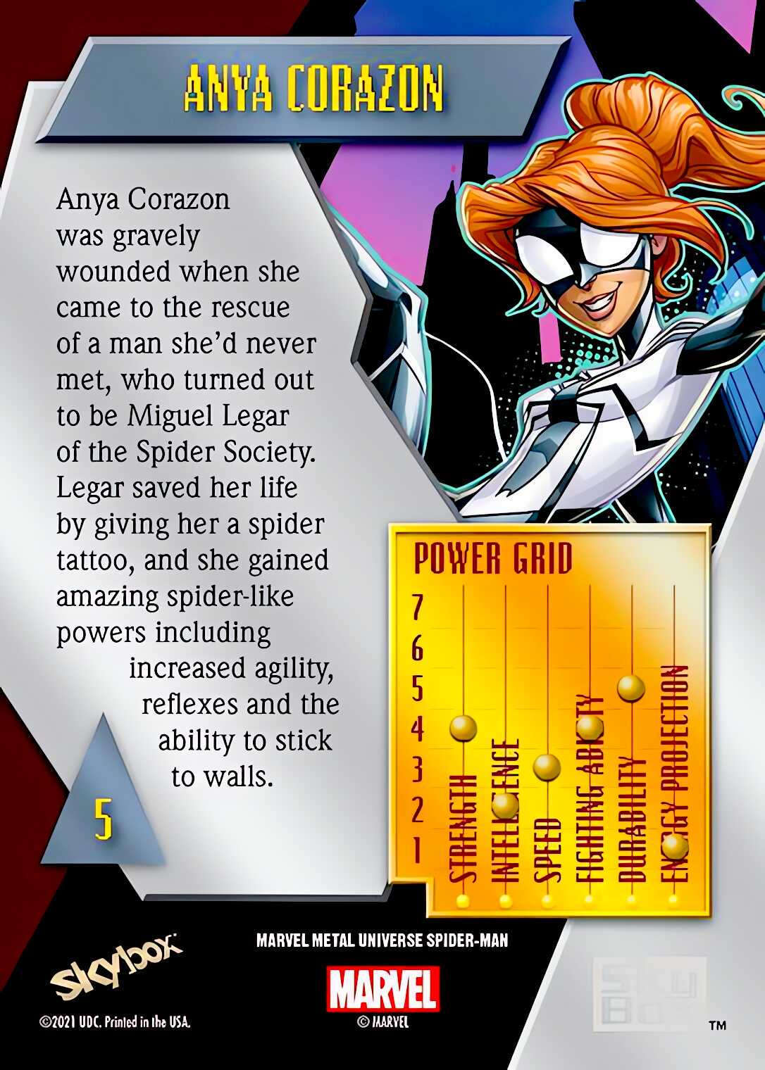 Anya Corazon back artwork