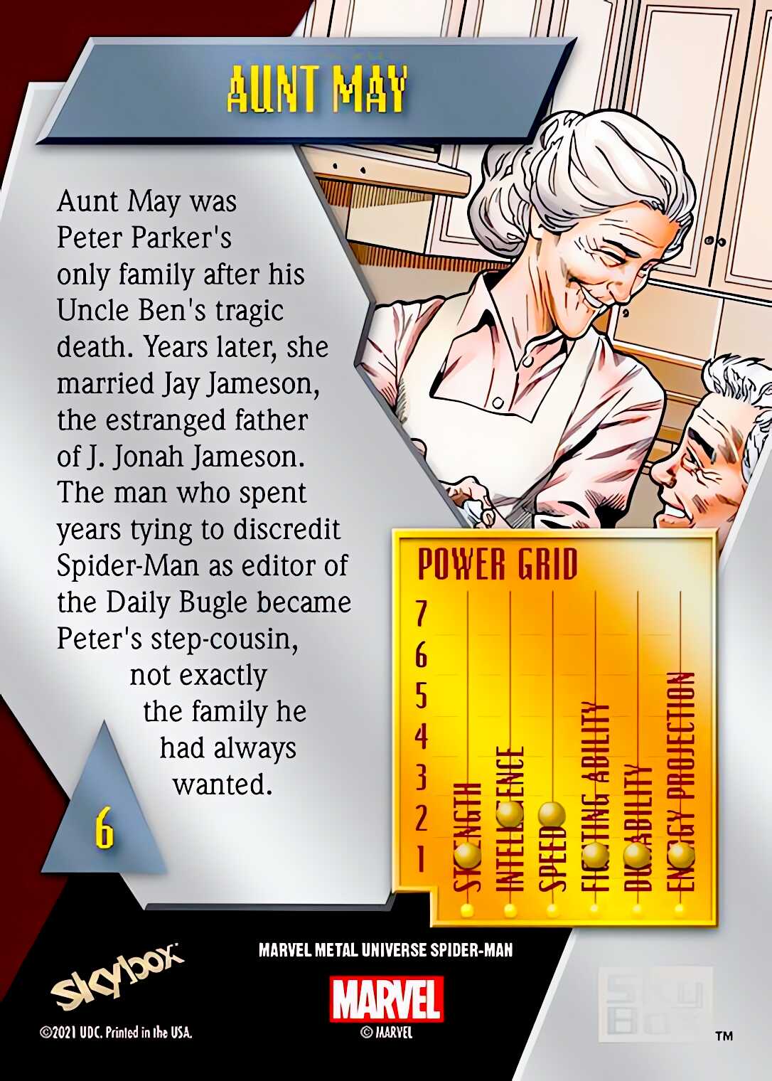 Aunt May back artwork