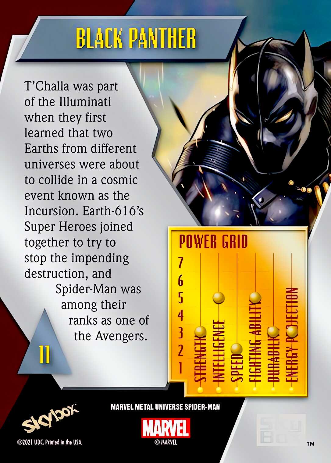 Black Panther back artwork
