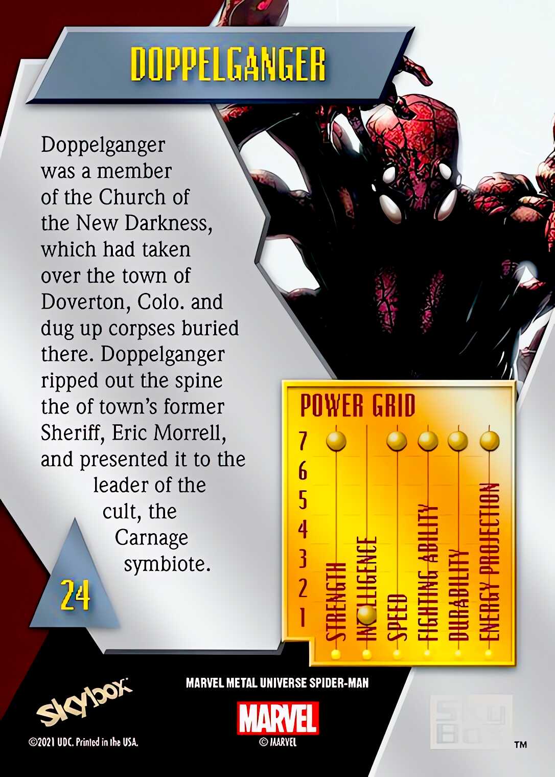 Doppleganger back artwork