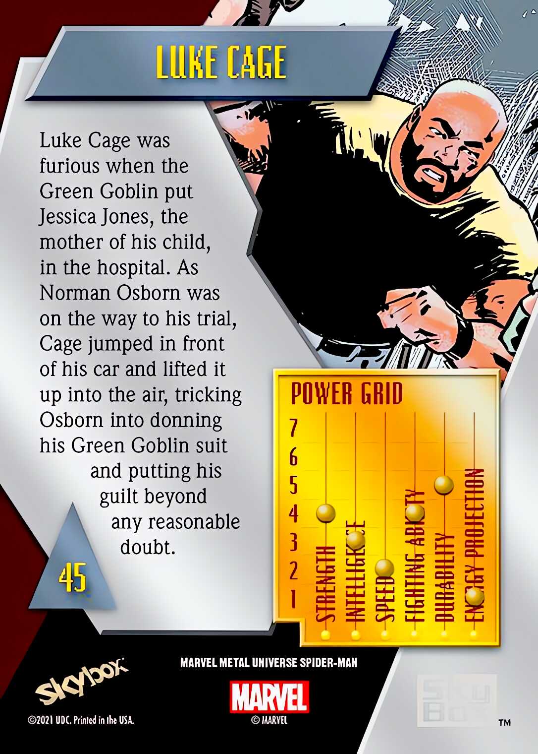 Luke Cage back card image