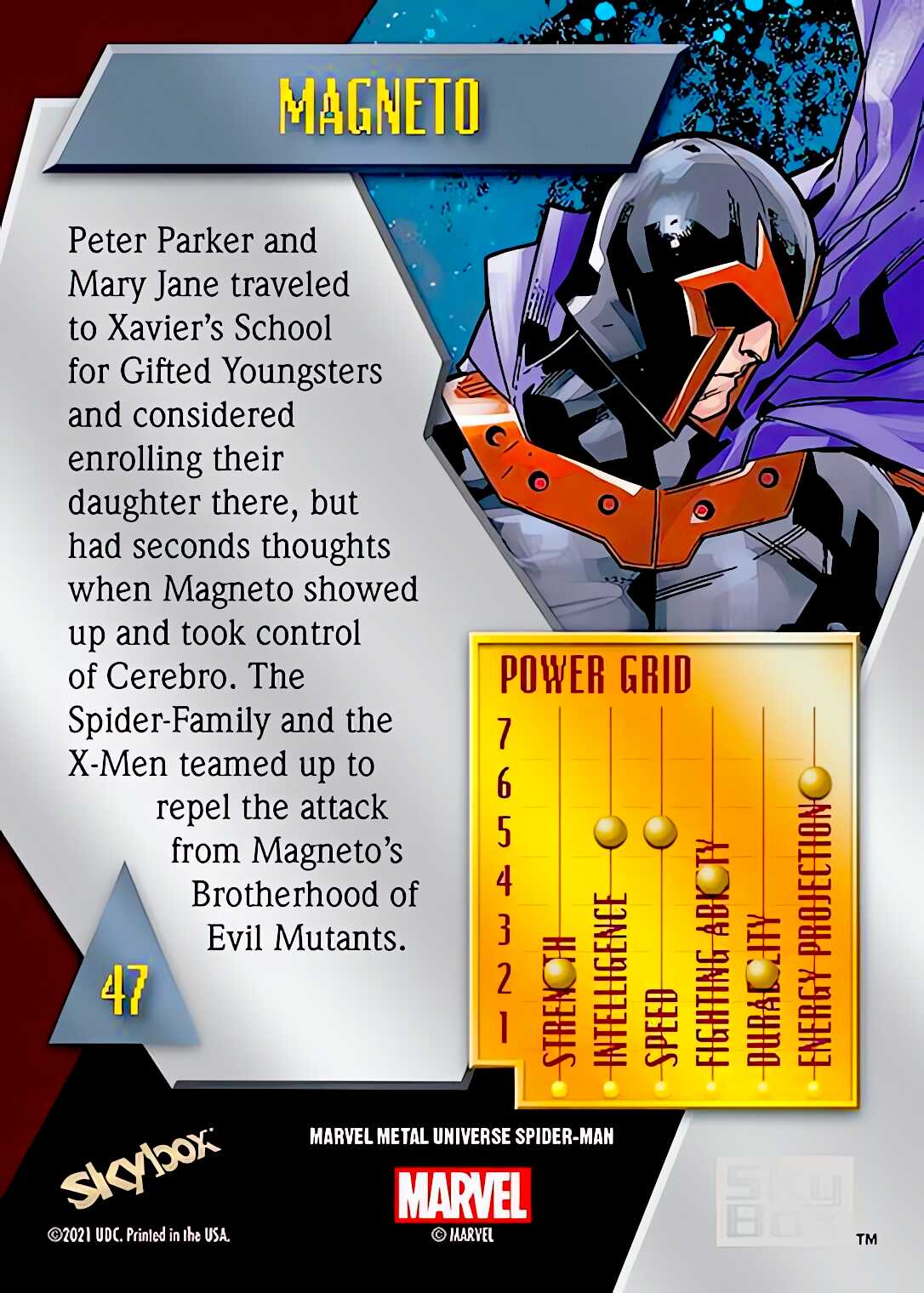 Magneto back card image