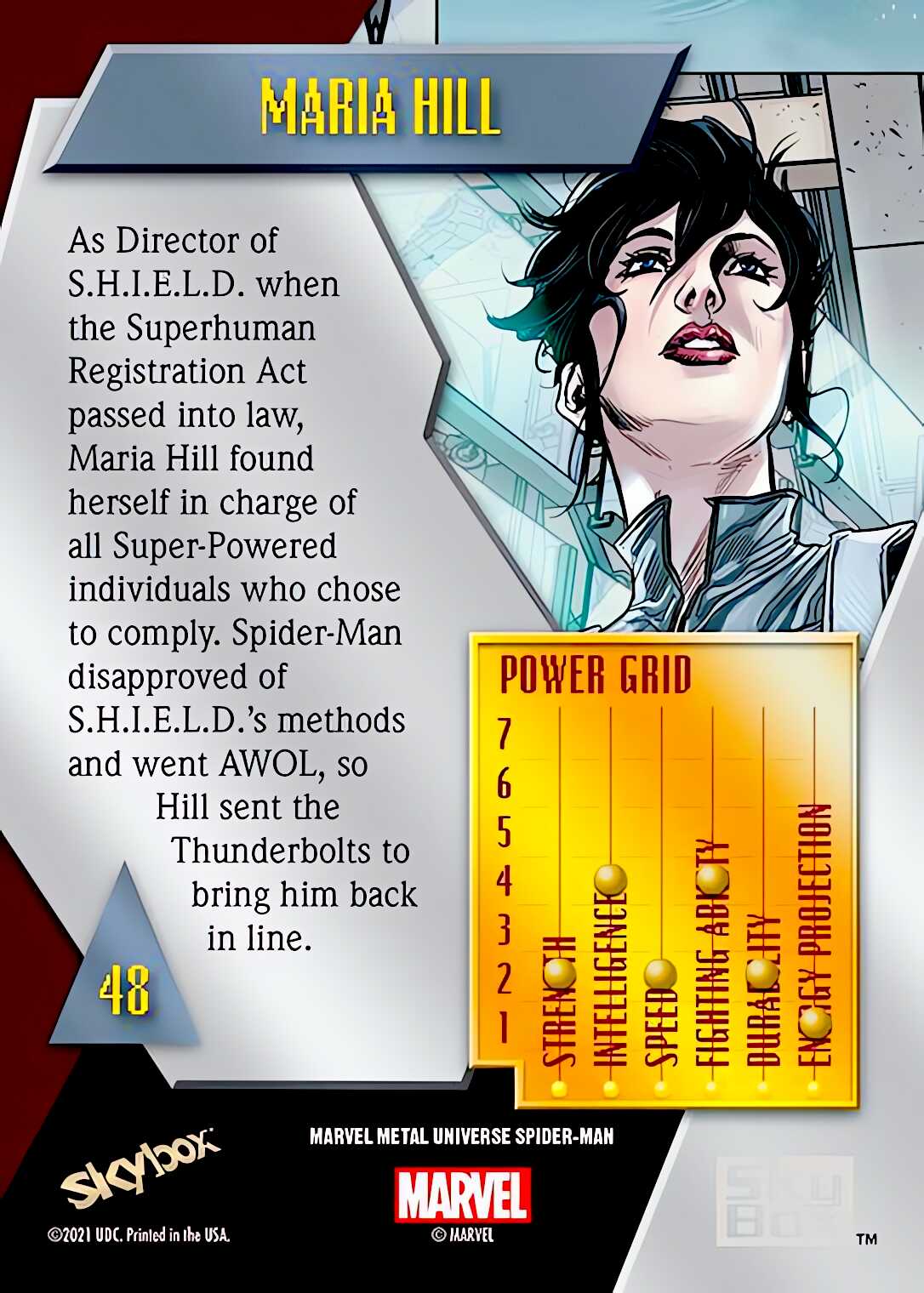 Maria Hill back card image