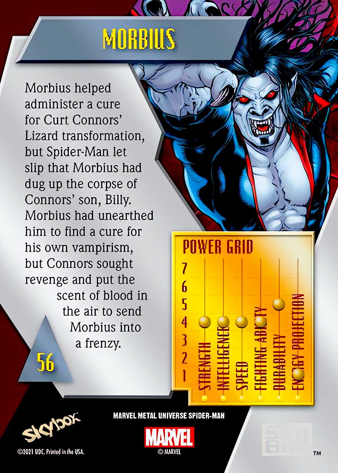 Morbius back card image