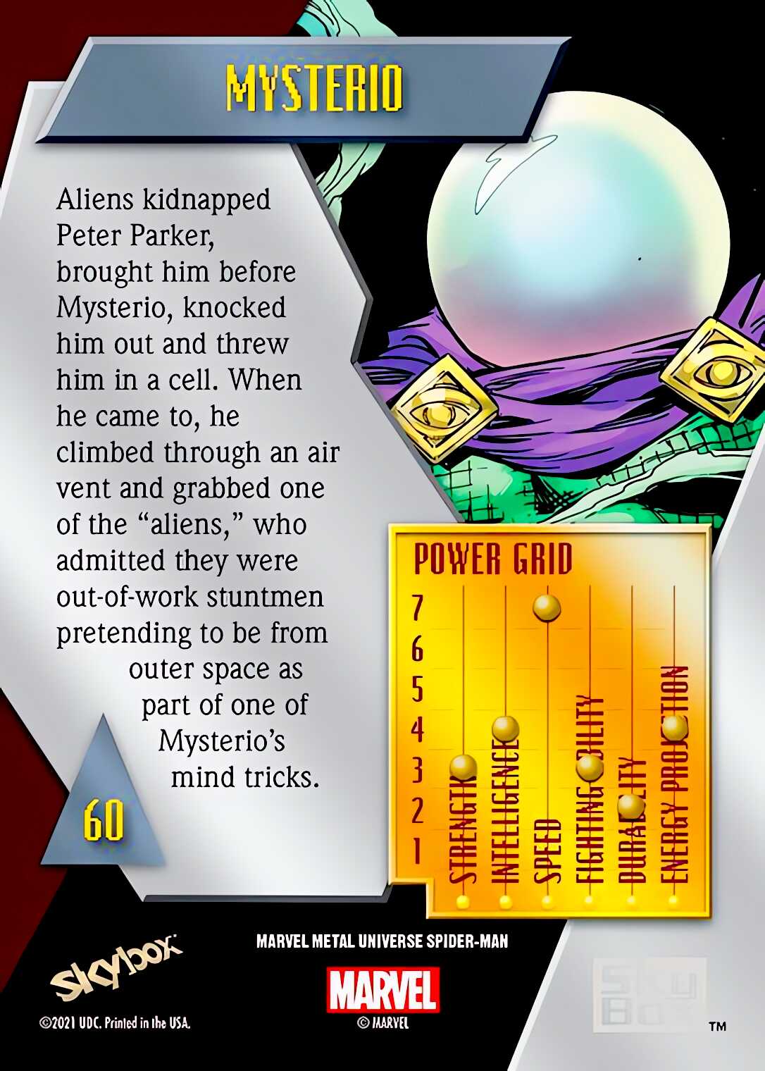 Mysterio back card image