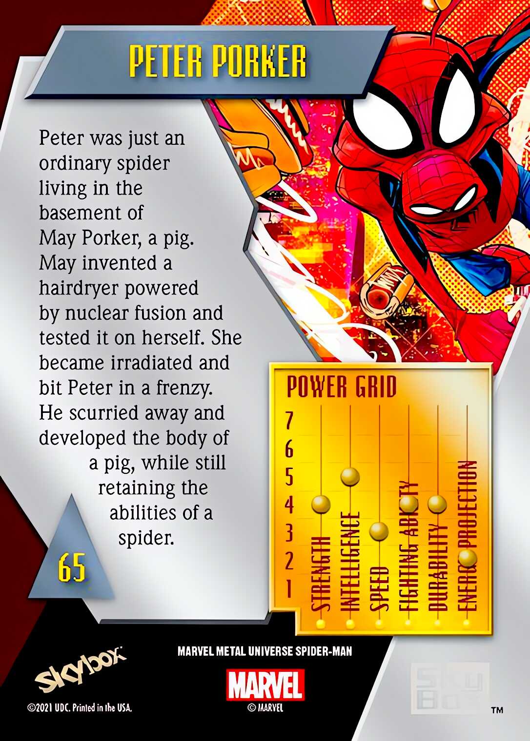 Peter Porker back card image