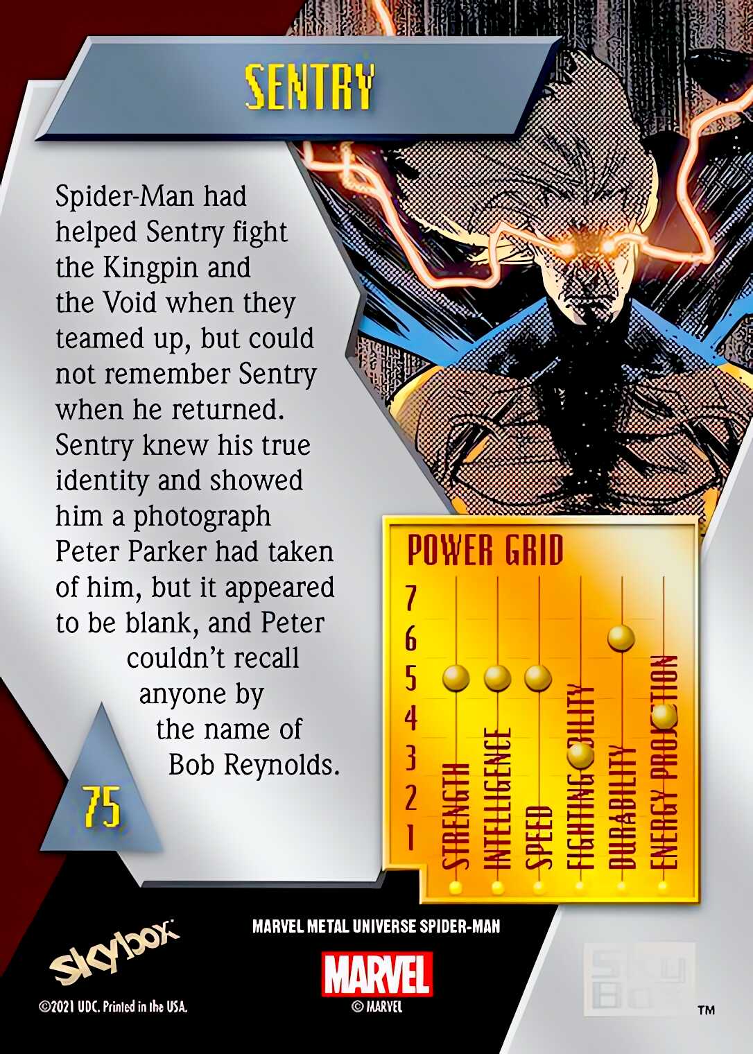 Sentry back card image