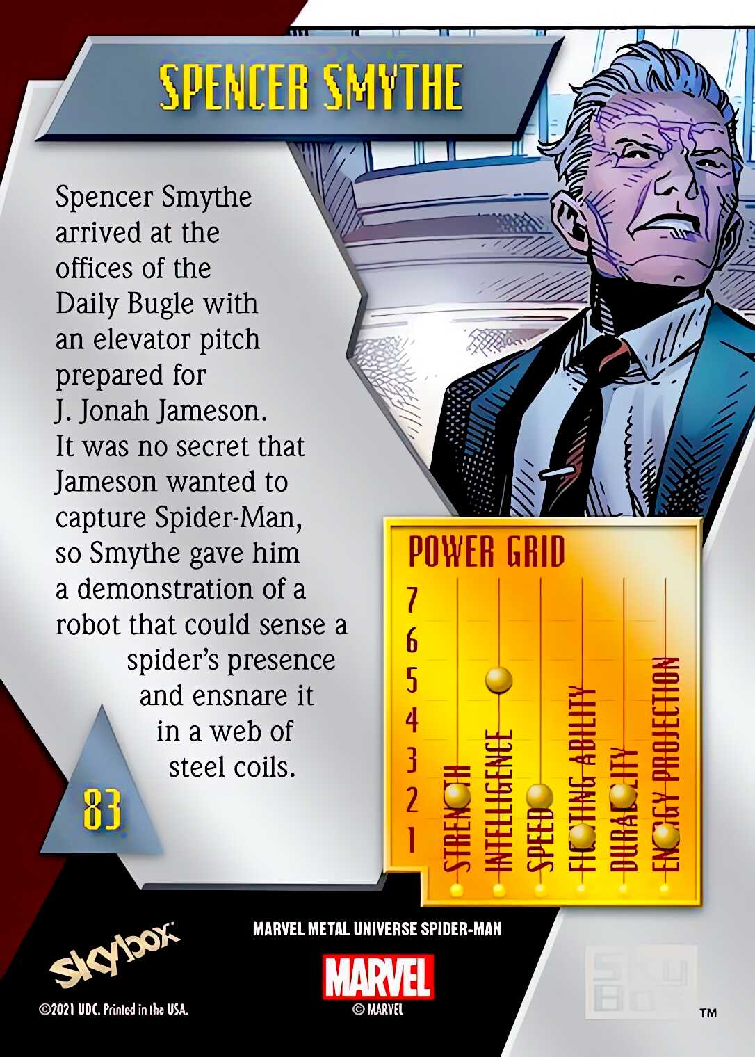Spencer Smythe back card image