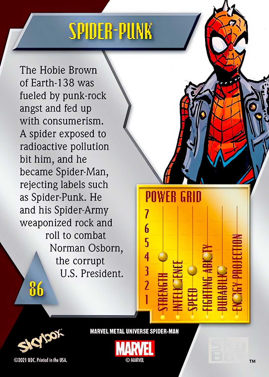 Spider-Punk back card image