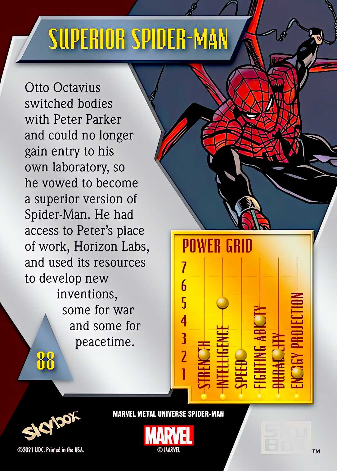 Superior Spider-Man back card image