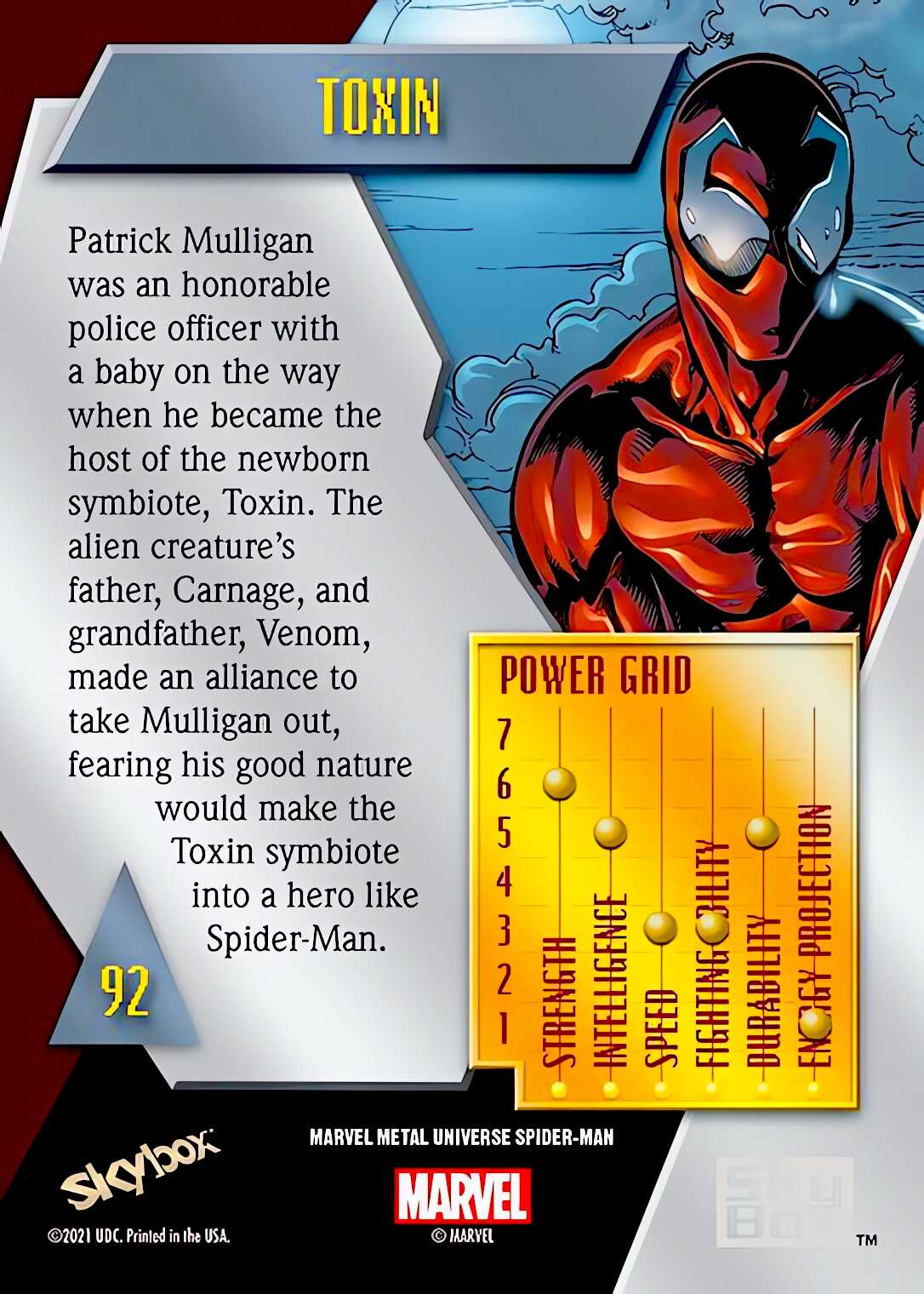 Toxin back card image