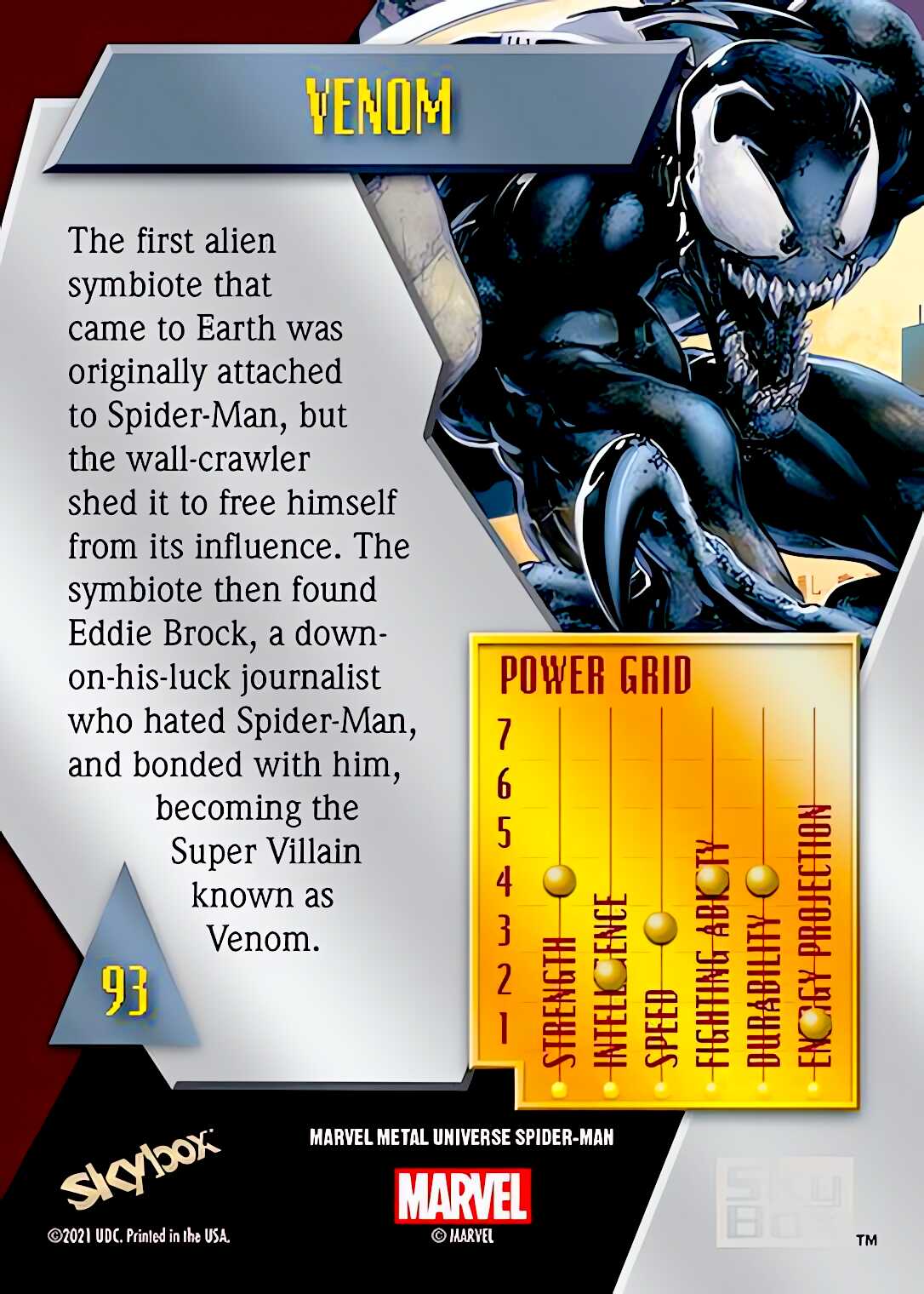 Venom back card image