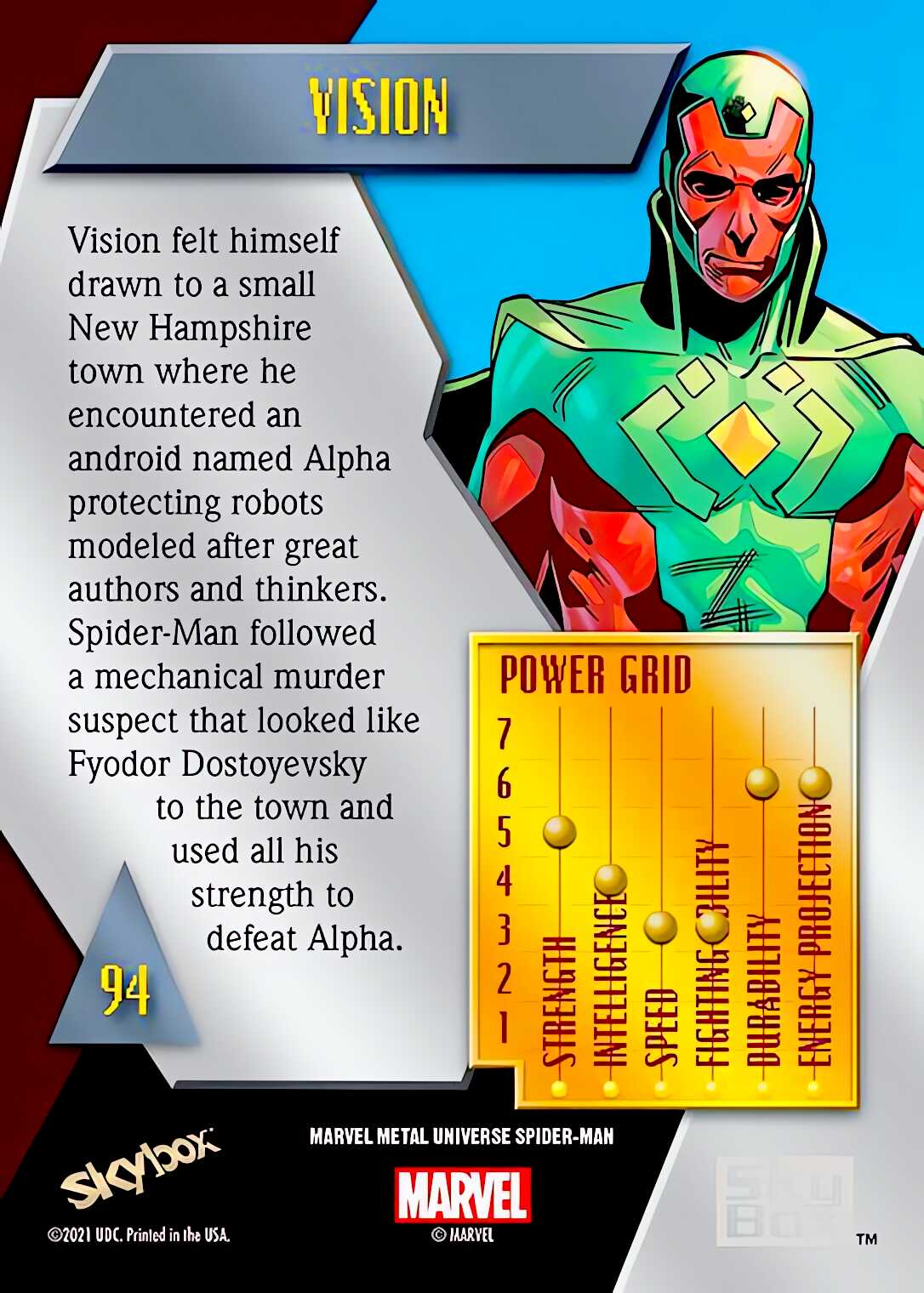 Vision back card image