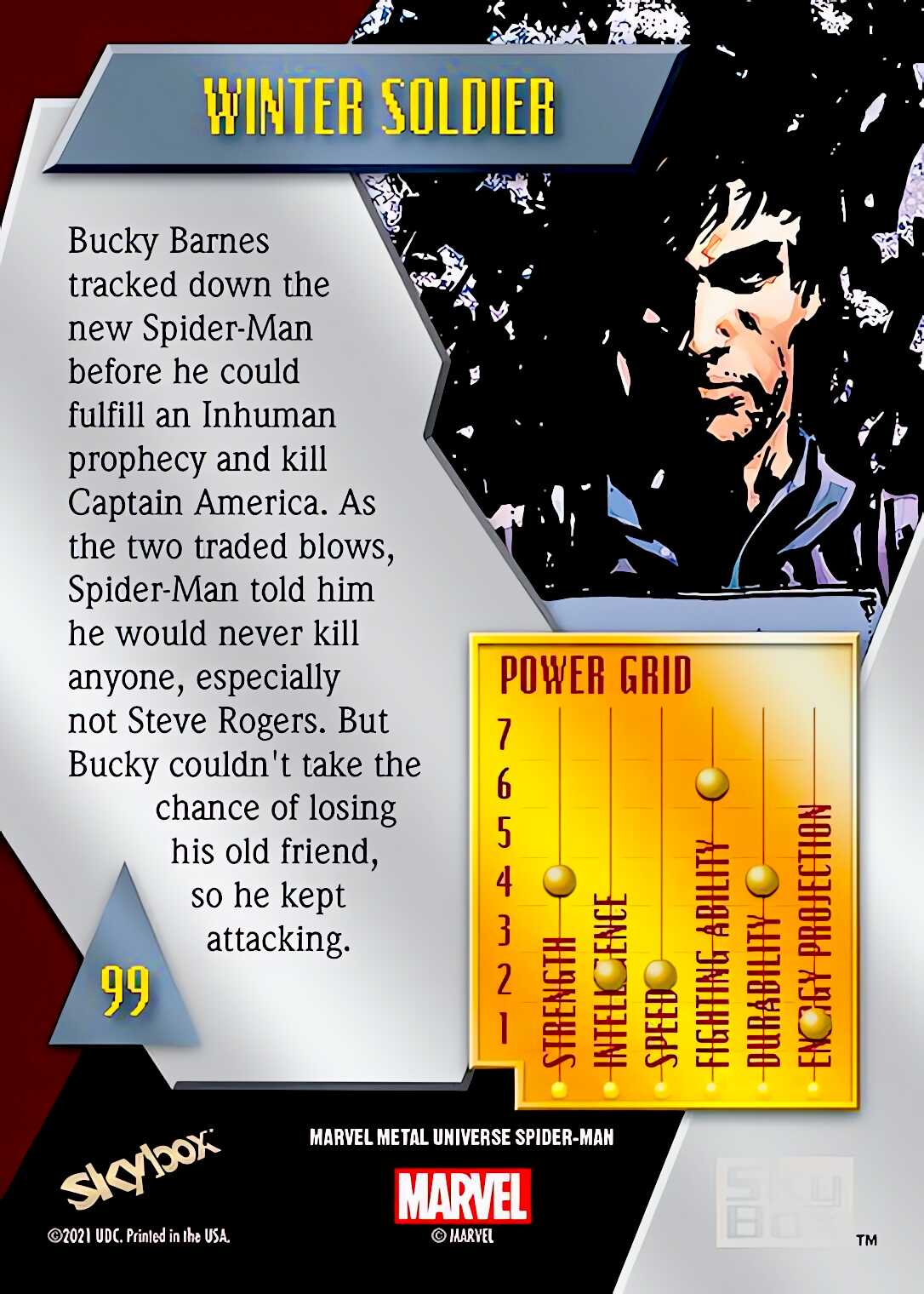 Winter Soldier back card image