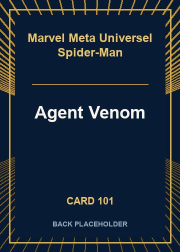 Agent Venom back card image