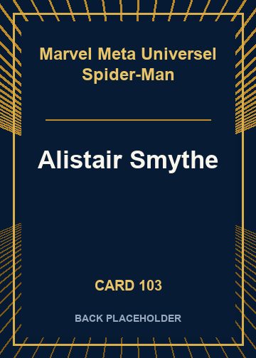 Alistair Smythe back card image