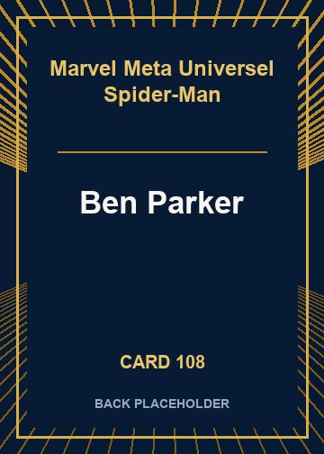 Ben Parker back card image