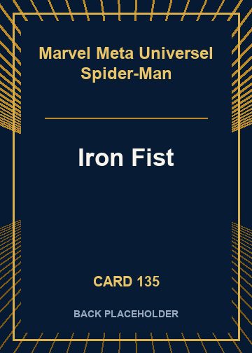 Iron Fist back card image
